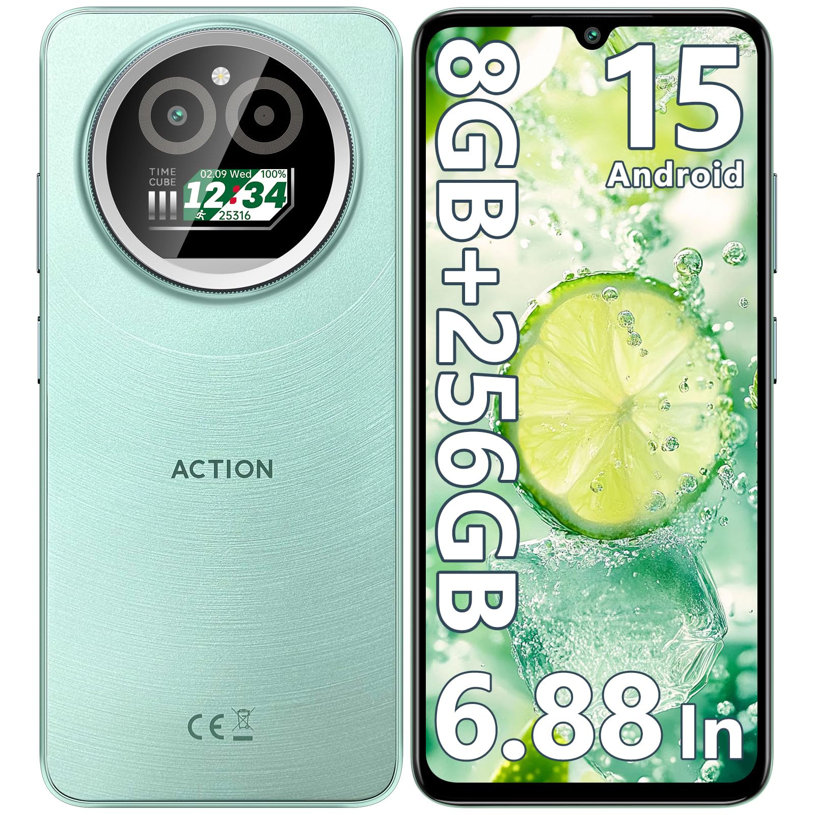 IIIF150 Action A5 Pro Telefonos Moviles Libres Android 15, 8GB(3+5